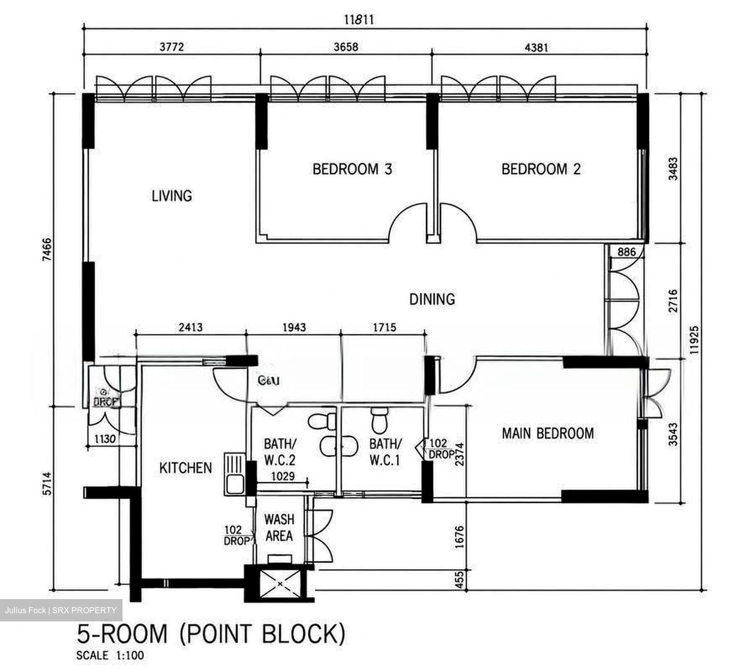Blk 48A Dorset View (Kallang/Whampoa), HDB 5 Rooms #619288131